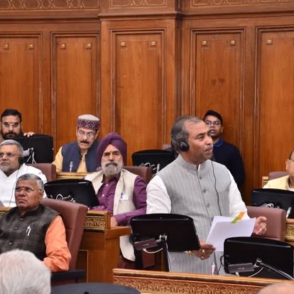 Kunwar Brijesh Singh speaking in UP Legislative Assembly
